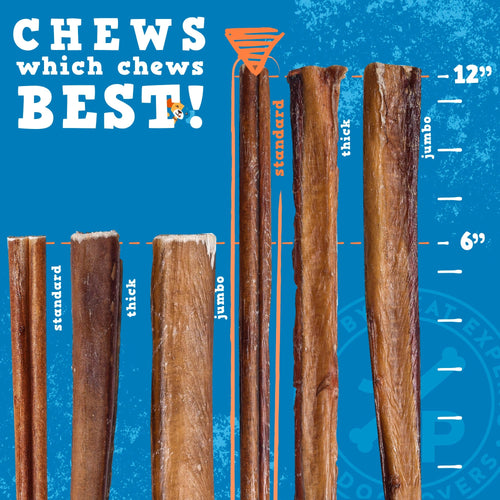 Jack&Pup Odor Free Bully Sticks