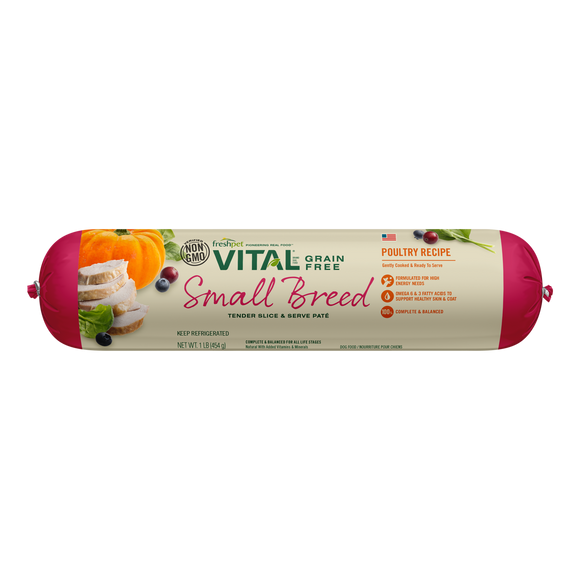 Freshpet Vital® Grain Free Small Breed Poultry Recipe