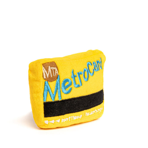 Fab Dog MTA NYC Metrocard Dog Toy