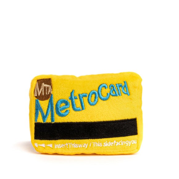 Fab Dog MTA NYC Metrocard Dog Toy
